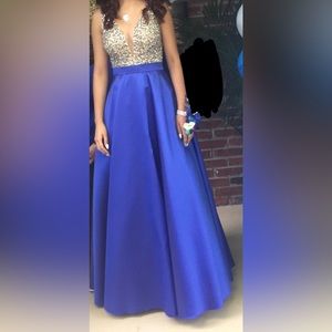 Blue Prom Dress